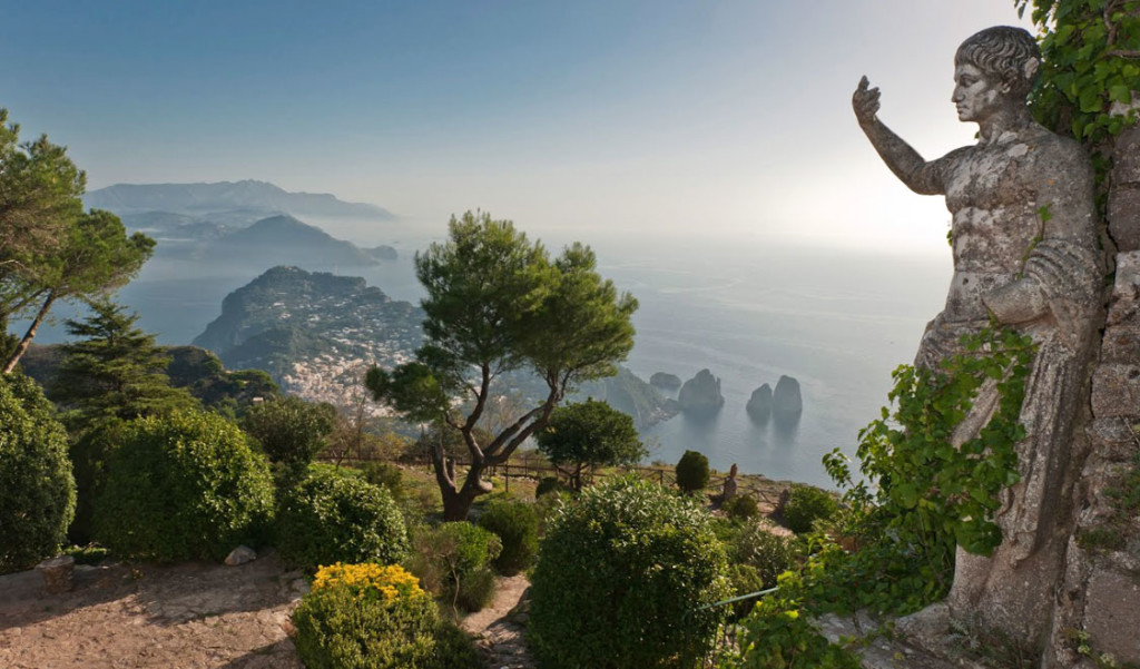View from the top of Capri