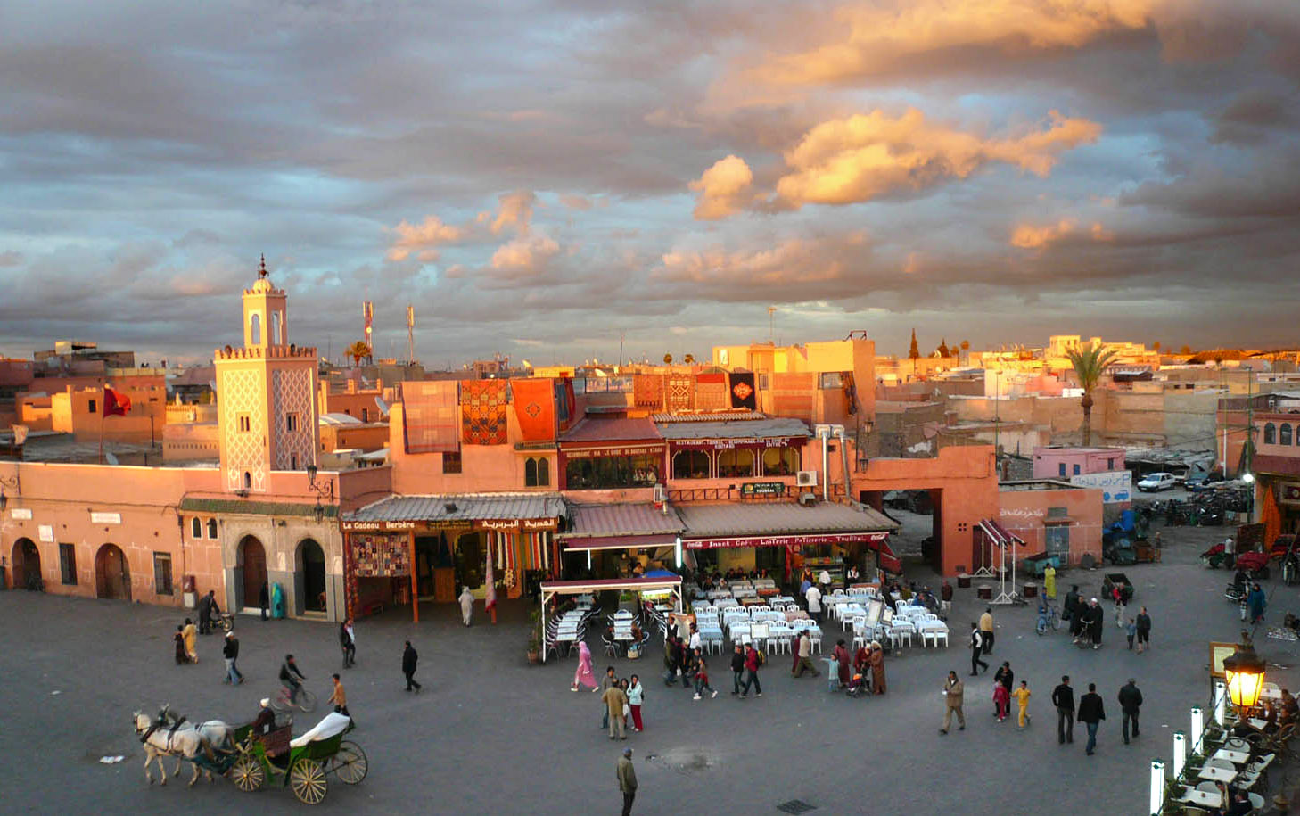 Famous square Jemma El Fna 