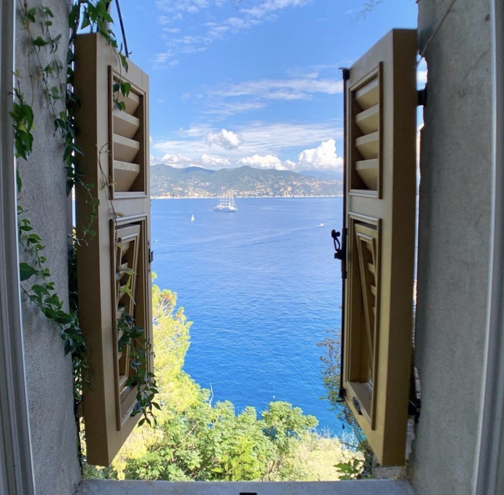 View from Castello Brown in Portofino